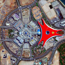 Located on the Yas Island in Abu Dhabi, Ferrari World is the world’s largest indoor theme park that is particularly remarkable for its sprawling 200,000 square meters, 50 meters high roof, boasting the biggest ever Ferrari logo, besides more than 20 exhilarating rides and numerous shopping and dining choices to cater to all palates.  It also offers a perfect base for your little ones to explore the ultimate in fun and entertainment, with its exclusive highlights, such as the Junior Grand Prix and Junior GT.