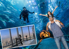 Burj Khalifa and Dubai Aquarium