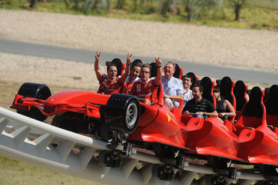 Located on the Yas Island in Abu Dhabi, Ferrari World is the world’s largest indoor theme park that is particularly remarkable for its sprawling 200,000 square meters, 50 meters high roof, boasting the biggest ever Ferrari logo, besides more than 20 exhilarating rides and numerous shopping and dining choices to cater to all palates.  It also offers a perfect base for your little ones to explore the ultimate in fun and entertainment, with its exclusive highlights, such as the Junior Grand Prix and Junior GT.